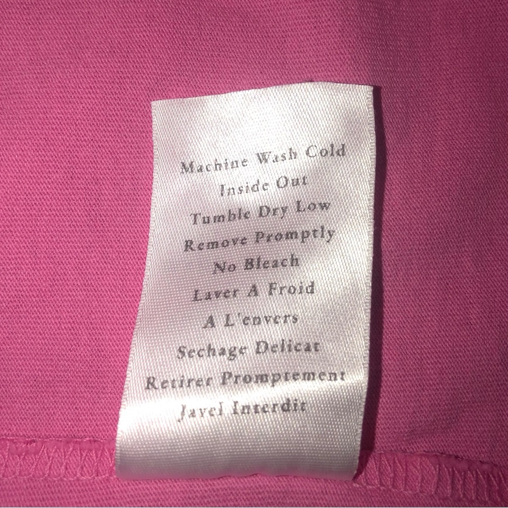 Frank & Eileen Nicole V-Neck Collared Pullover Henley Dress,Jersey Rose Size-Med - Picture 8 of 8